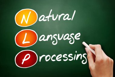 Hand drawn NLP Natural Language Processing clipart