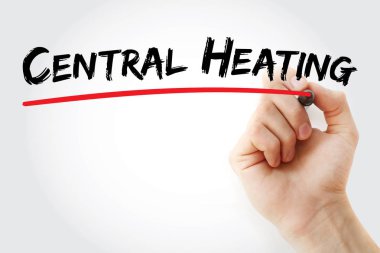 Merkezi Isıtma marker ile yazma el