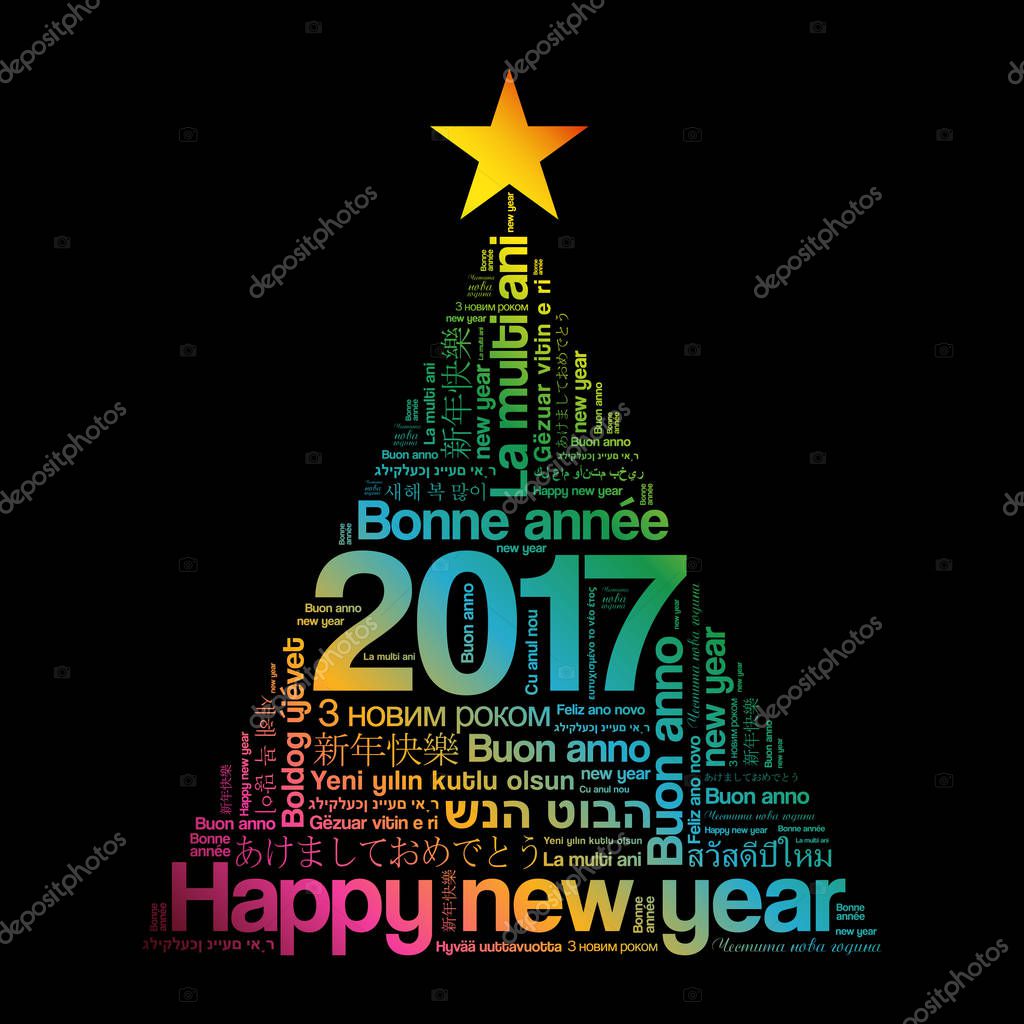 2017 frohes neues jahr in verschiedenen sprachen, feier wortwolke 2017 frohes neues Jahr in verschiedenen Sprachen, Feier Wortwolke