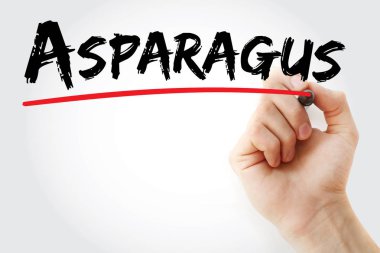 Kuşkonmaz marker ile yazma el