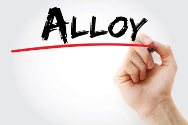 El alaşım marker ile yazma