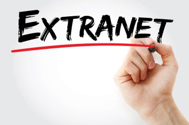 Extranet marker ile yazma el