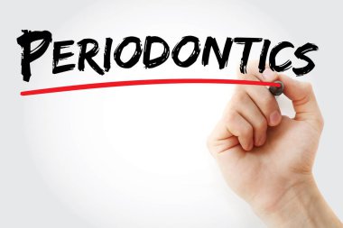 El Periodontics marker ile yazma