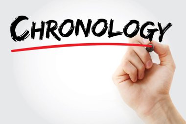 El kronolojisi marker ile yazma