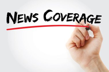 El haberleri marker ile yazma