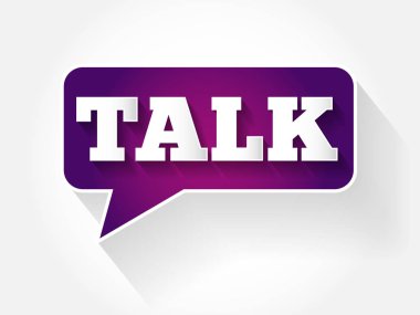 Metin iletisi kabarcık konuşmak