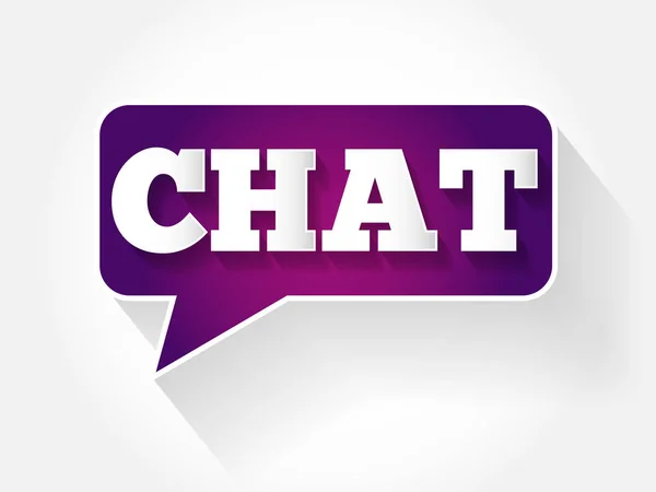 Chat bulle de message texte — Image vectorielle