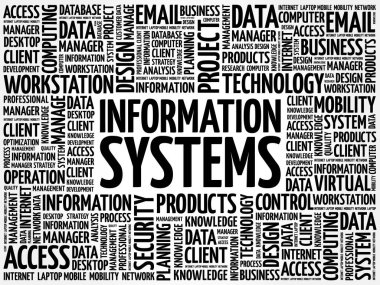 bilgi sistemleri kelime bulutu