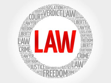 Hukuk kelime bulutu