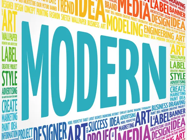 Modern kelime bulutu