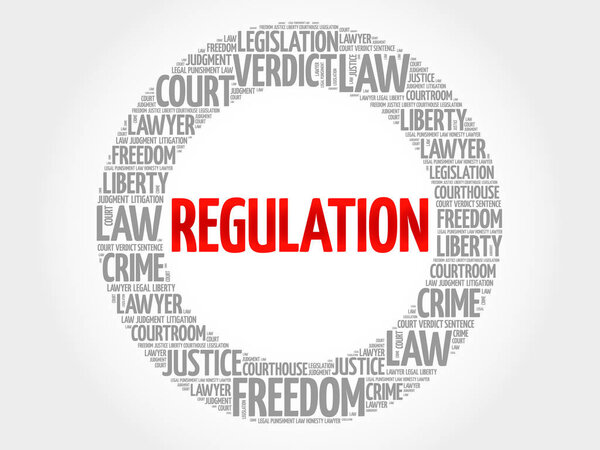 Regulation word cloud