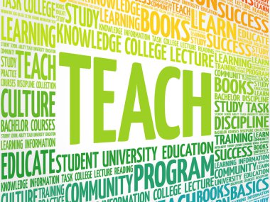 Kelime bulutu öğretmek