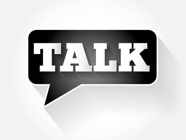 Metin iletisi kabarcık konuşmak