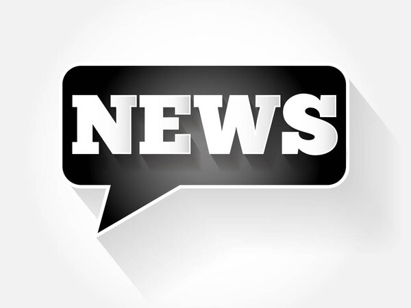 News text message bubble