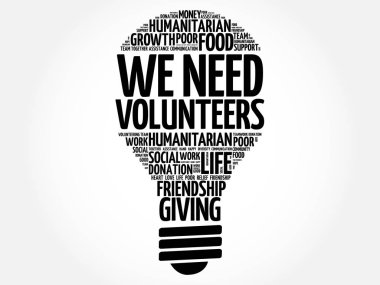 Biz gönüllü lazım ampul