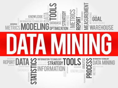 Veri madenciliği teknoloji stratejisi kelime bulutu