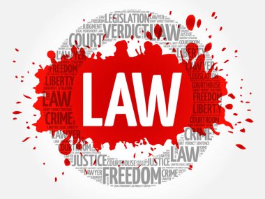 Hukuk kelime bulutu