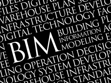 BIM - building information modeling clipart
