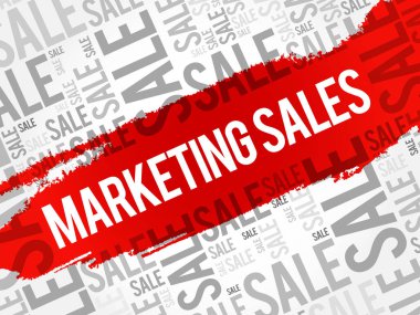 Pazarlama satış kelime bulutu