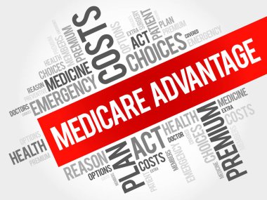 Medicare Advantage kelime bulutu kolaj