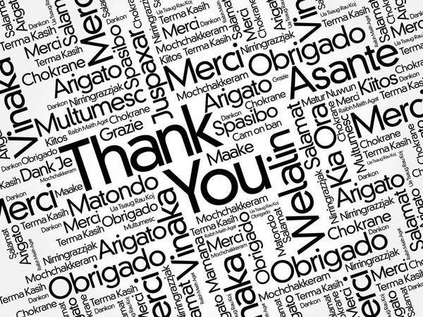 Слово "спасибо" — стоковый вектор