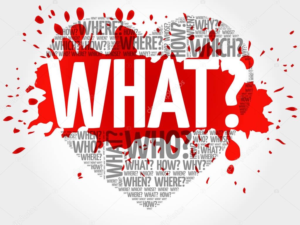 WHAT? Question heart