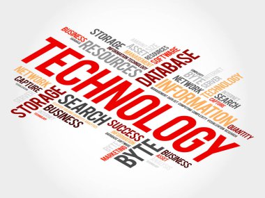 teknoloji kelime bulutu