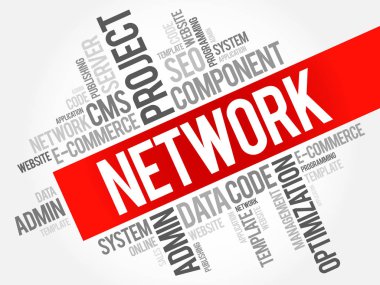 Ağ kelime bulutu kolaj