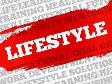 Yaşam tarzı kelime bulutu