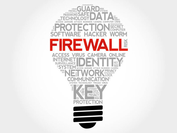 FIREWALL коллаж слова "облако"
