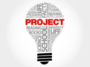 Proje ampul kelime bulutu