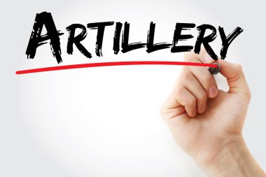 Topçu marker ile yazma el