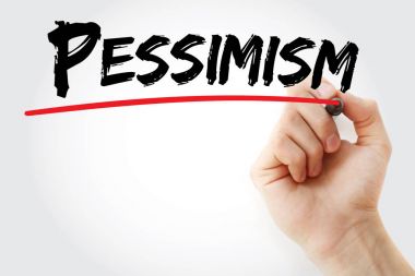 Karamsarlık marker ile yazma el