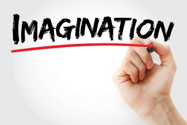 Hayal gücü işaretçisiyle yazma el