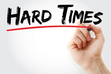 Sabit yazma el kez marker ile