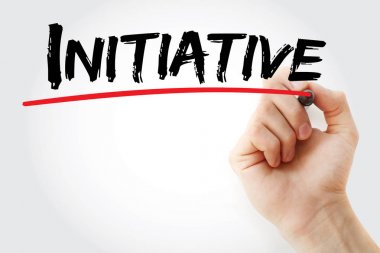 El girişimi marker ile yazma