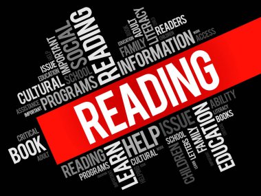 Kelime bulutu kolaj okuma