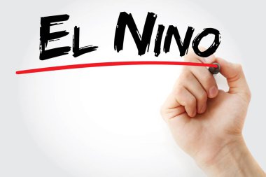 El El Nino marker ile yazma