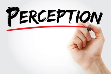 Algı marker ile yazma el