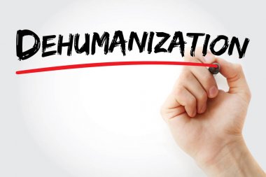 El Dehumanization marker ile yazma