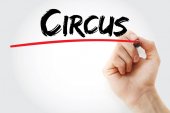 Ruční psaní Circus se značkou