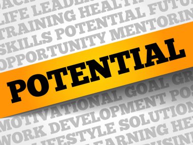 potansiyel kelime bulutu