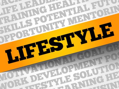 Yaşam tarzı kelime bulutu