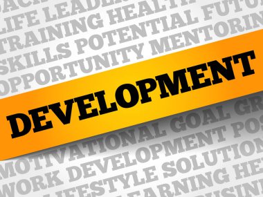 geliştirme kelime bulutu