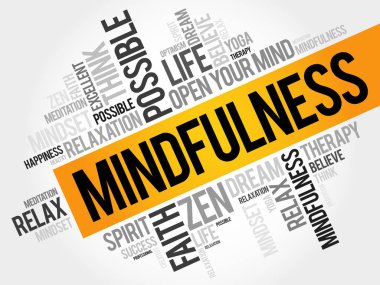 Mindfulness kelime bulutu