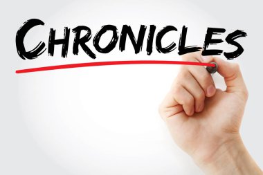 El Chronicles marker ile yazma