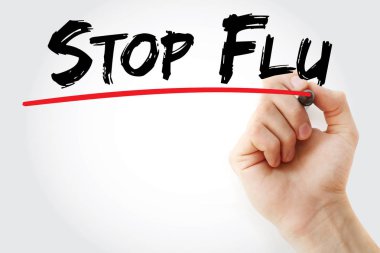 El gribi durdurmak marker ile yazma