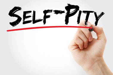 El yazma kendine acıma marker ile