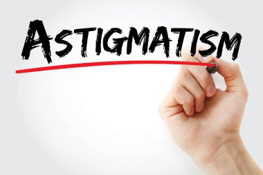 Astigmat marker ile yazma el
