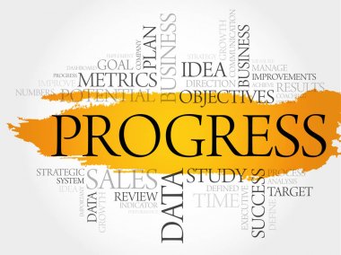 İlerleme kelime bulutu